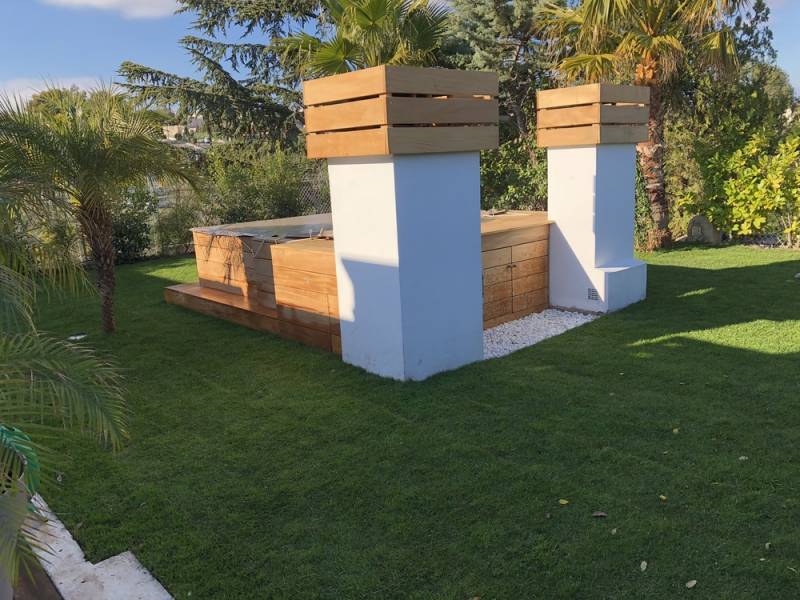 création sur un jardin toit terrasse