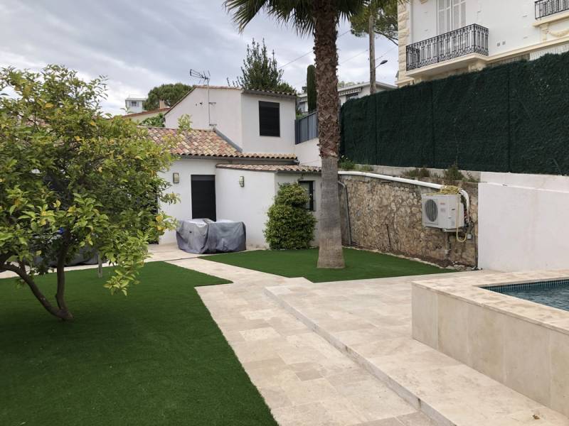 aspect final du gazon synthétique 